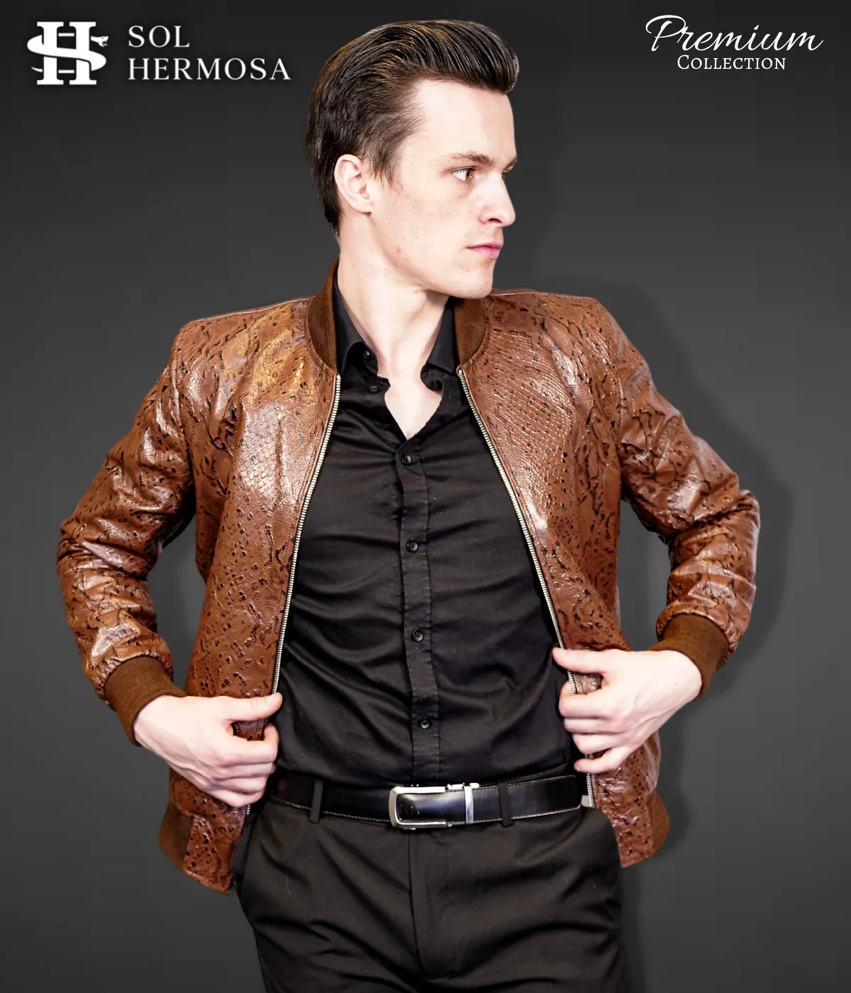 Antony Men's Real Leather Jacket