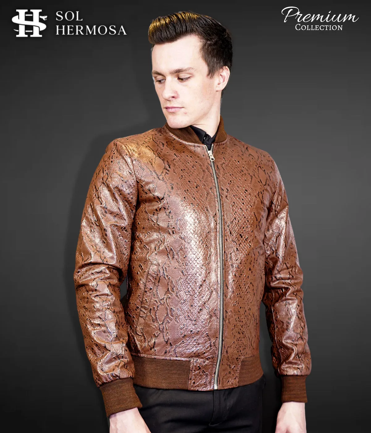 Antony Men's Real Leather Jacket