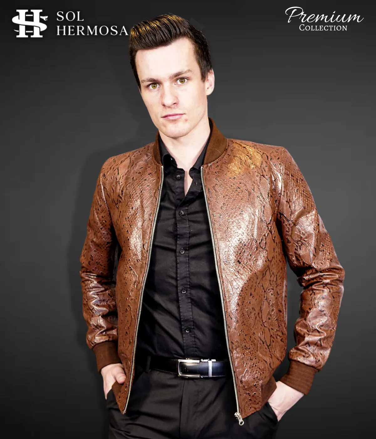 Antony Men's Real Leather Jacket