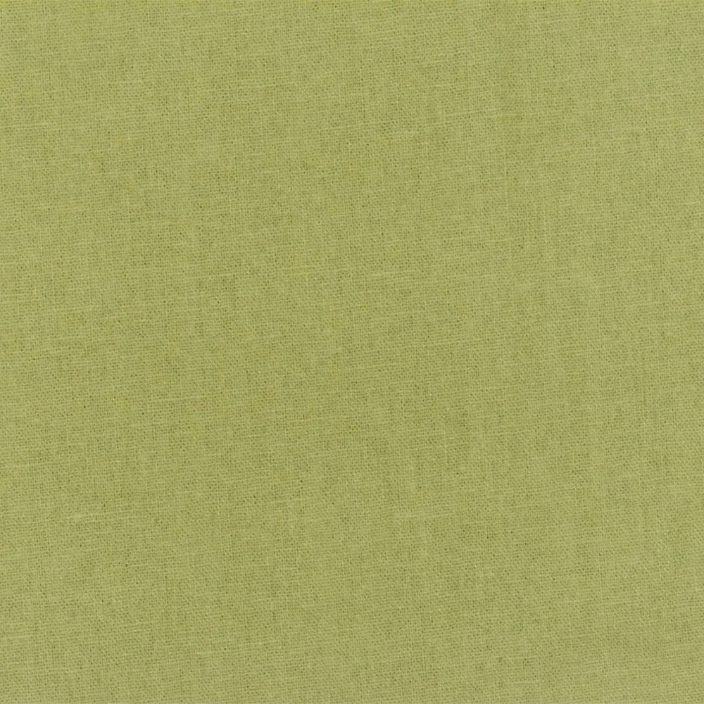 Bamboo Green Cross-Hatch Handkerchief Linen-Rayon Woven Fabric