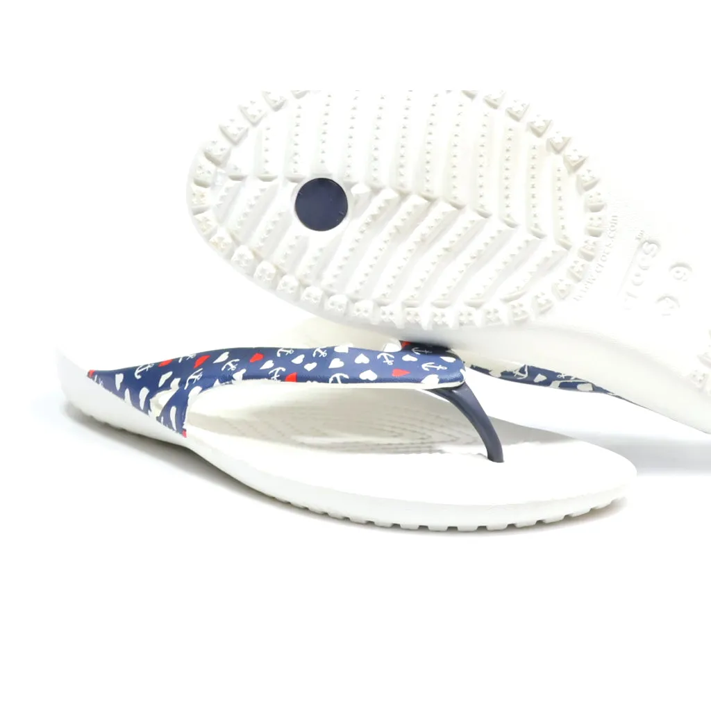 Crocs Kadee Flip Flops Eva Blue Colour For Women