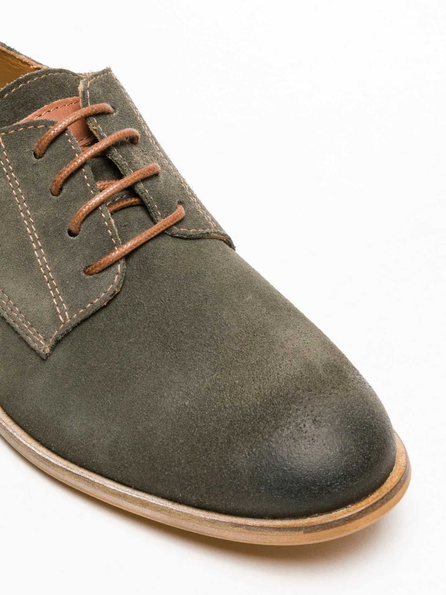 DarkGreen Derby Shoes