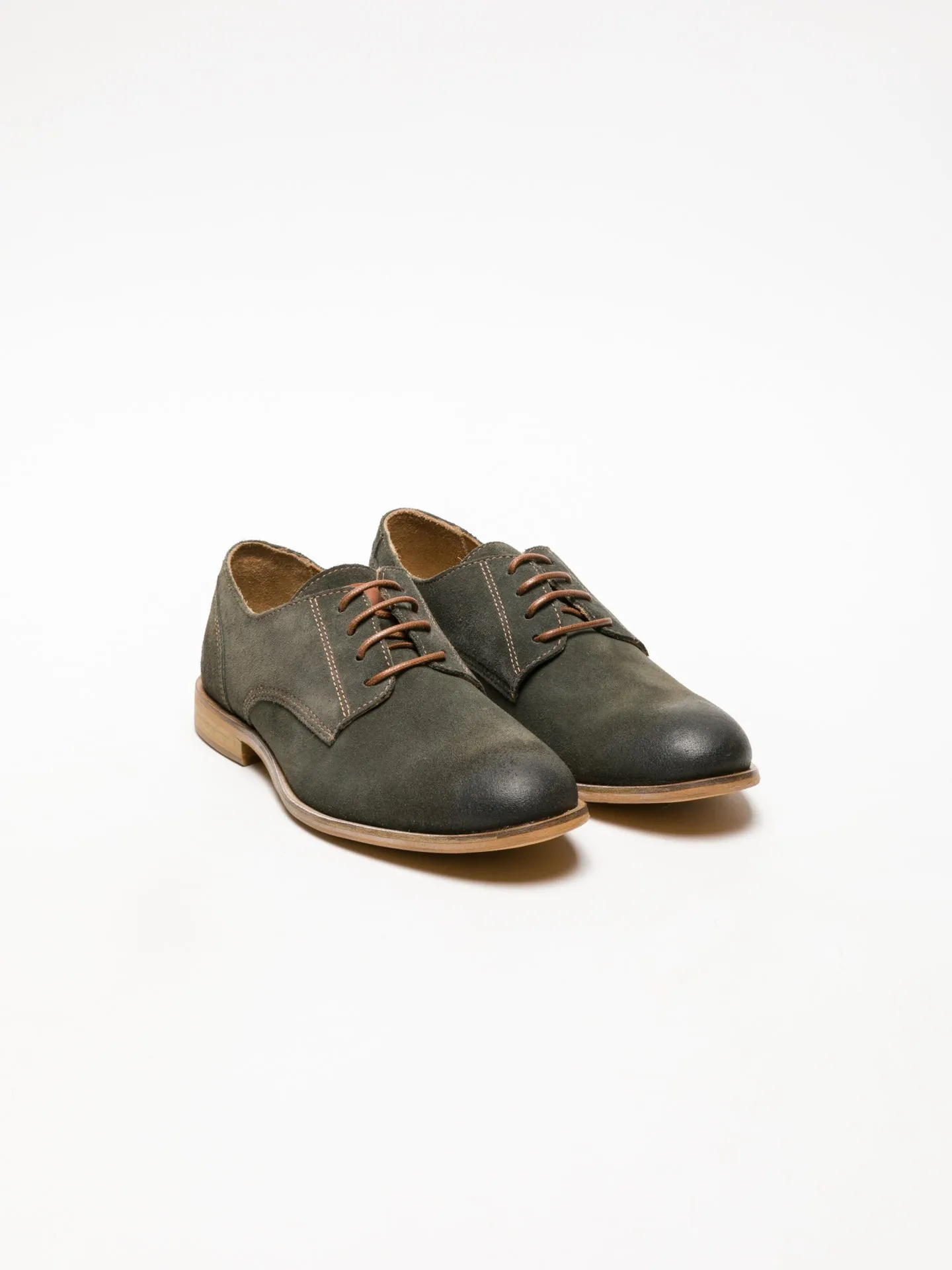 DarkGreen Derby Shoes