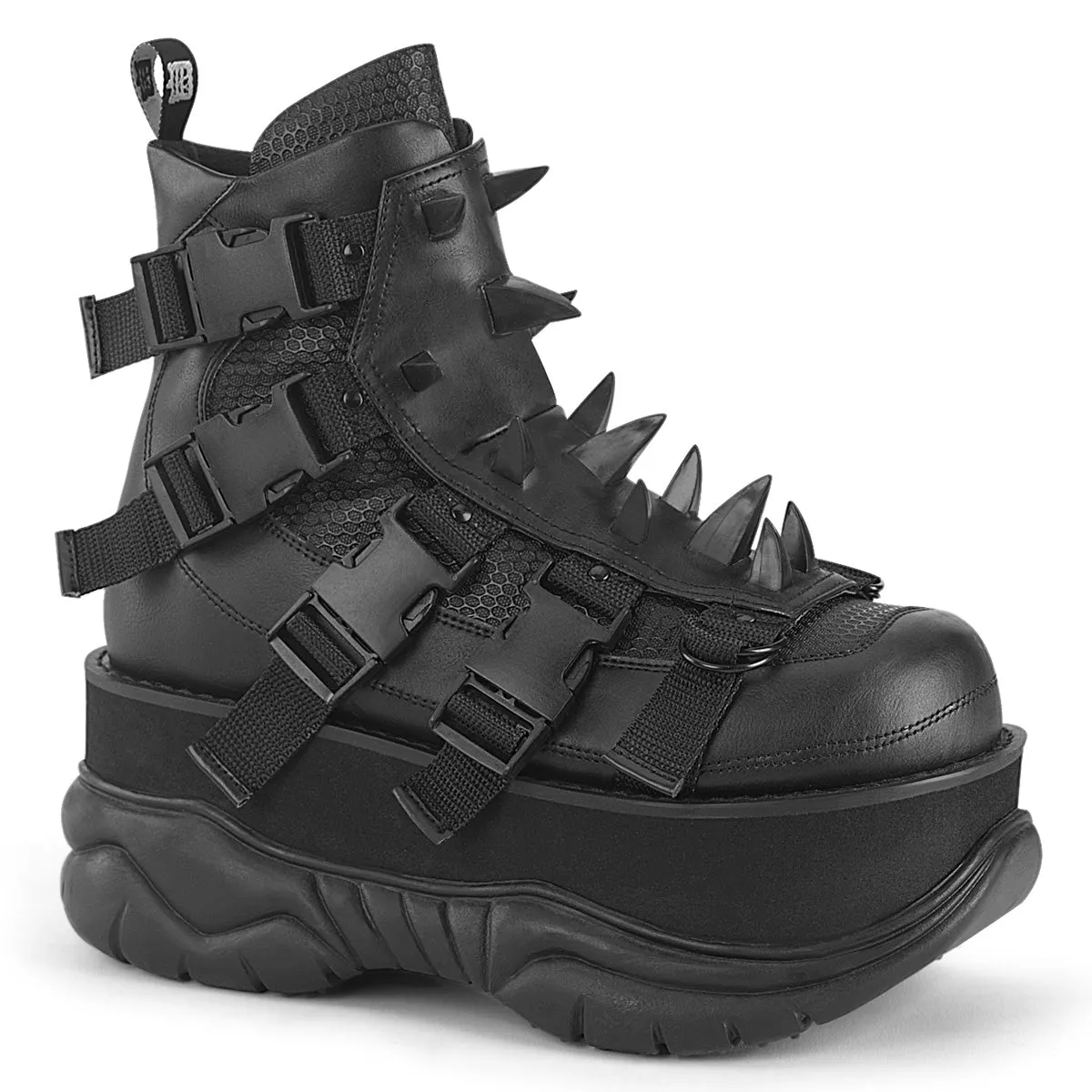 Demonia Neptune-68 Men's Platform Buckle Ankle Boot