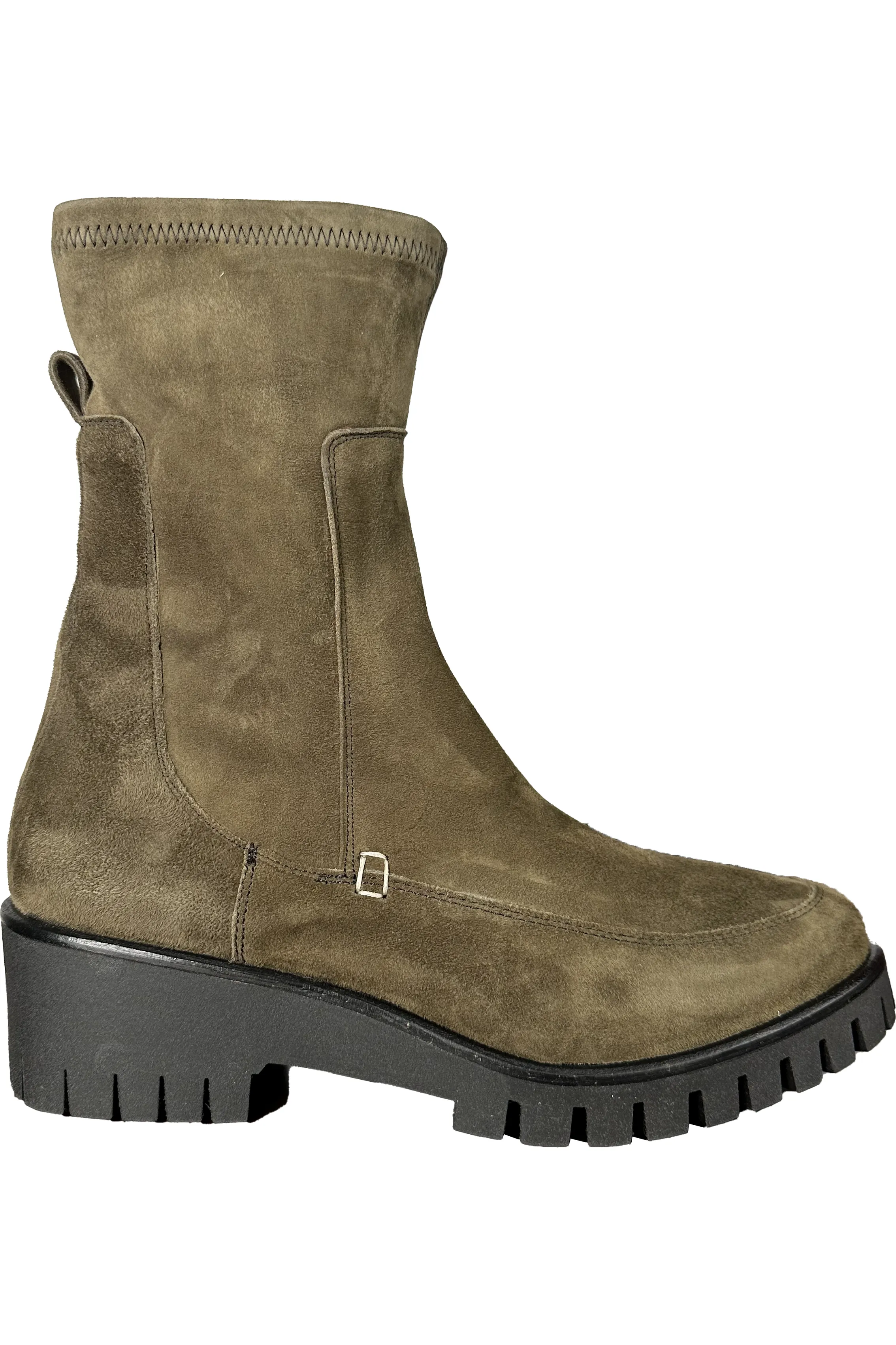 Donna Carolina Ray Cozy Boot 50.699.038 | Camoscio Military (Green Suede) | Clearance Final Sale