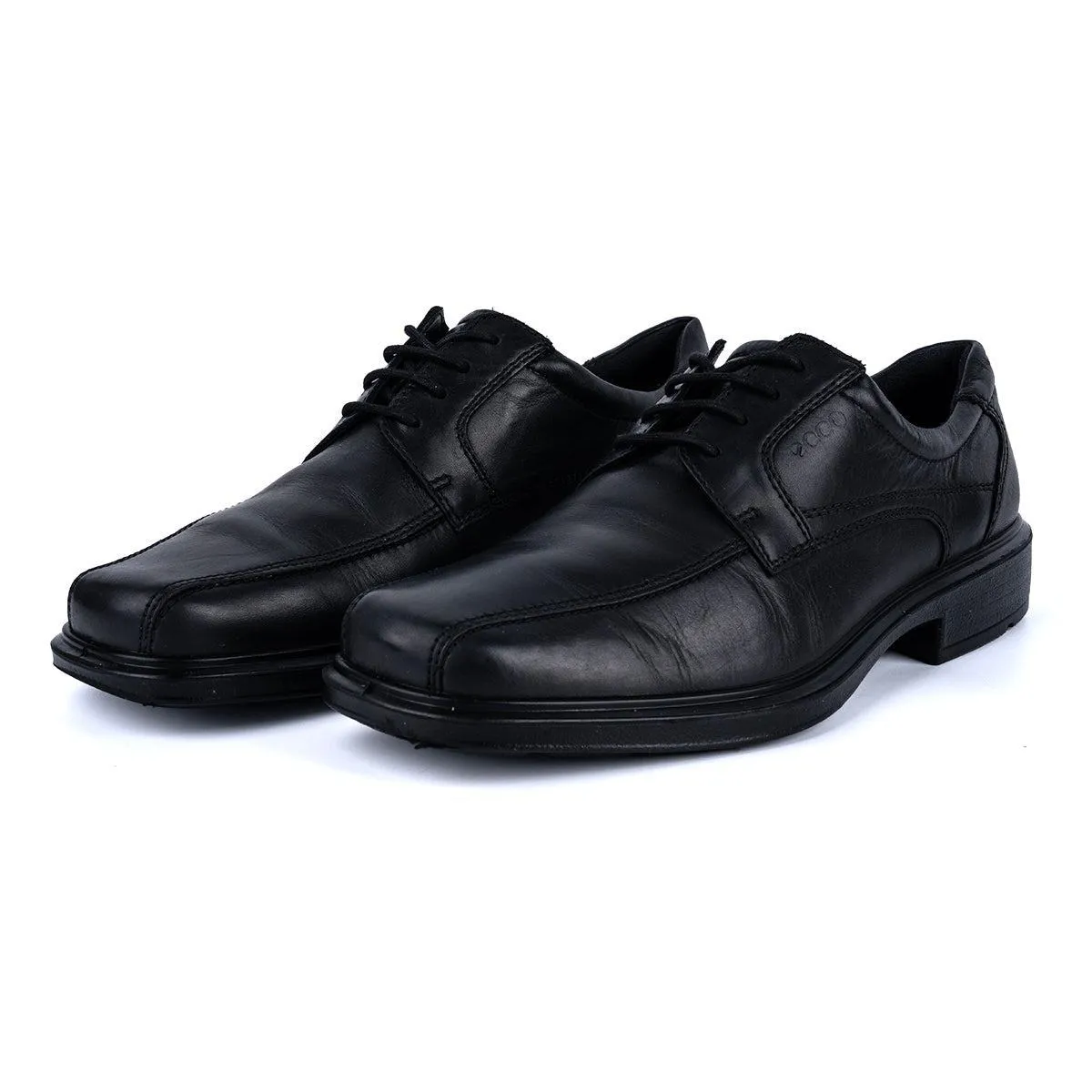 Ecco Helinski Formal Lace Ups Leather Black Colour For Men