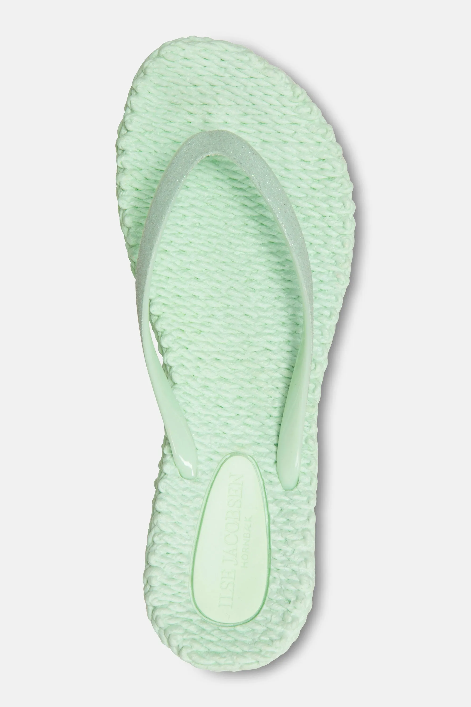 Flip Flop With Glitter - Dusty Agua