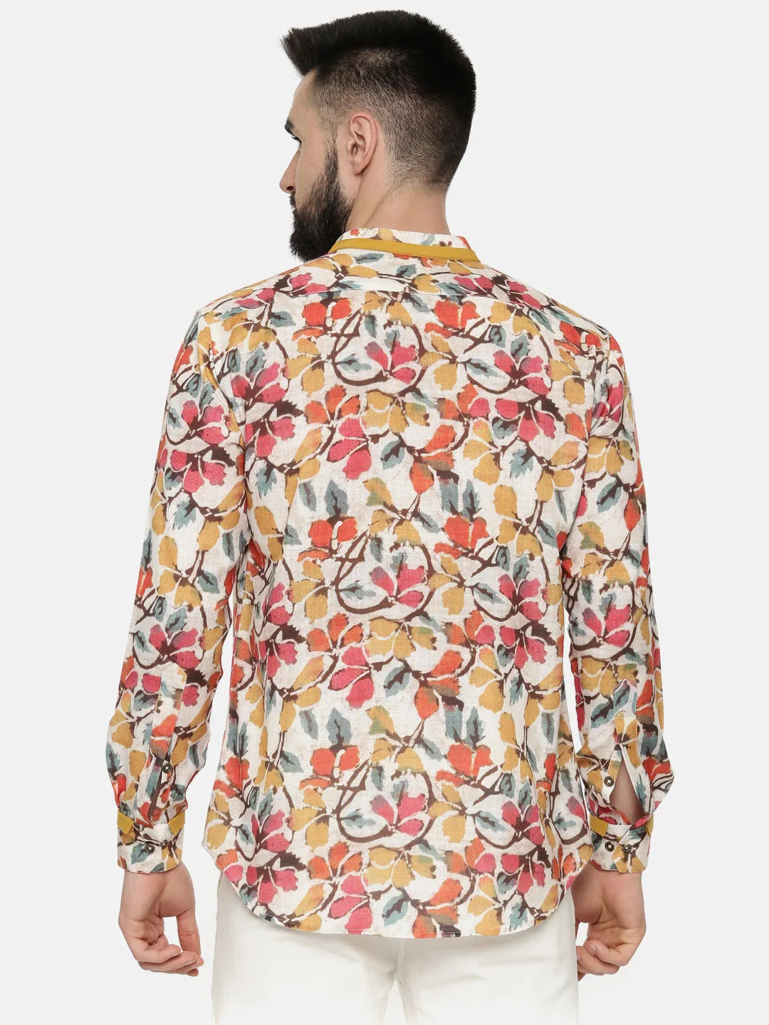 Floral Print Designer Shirt for Men - MM0820