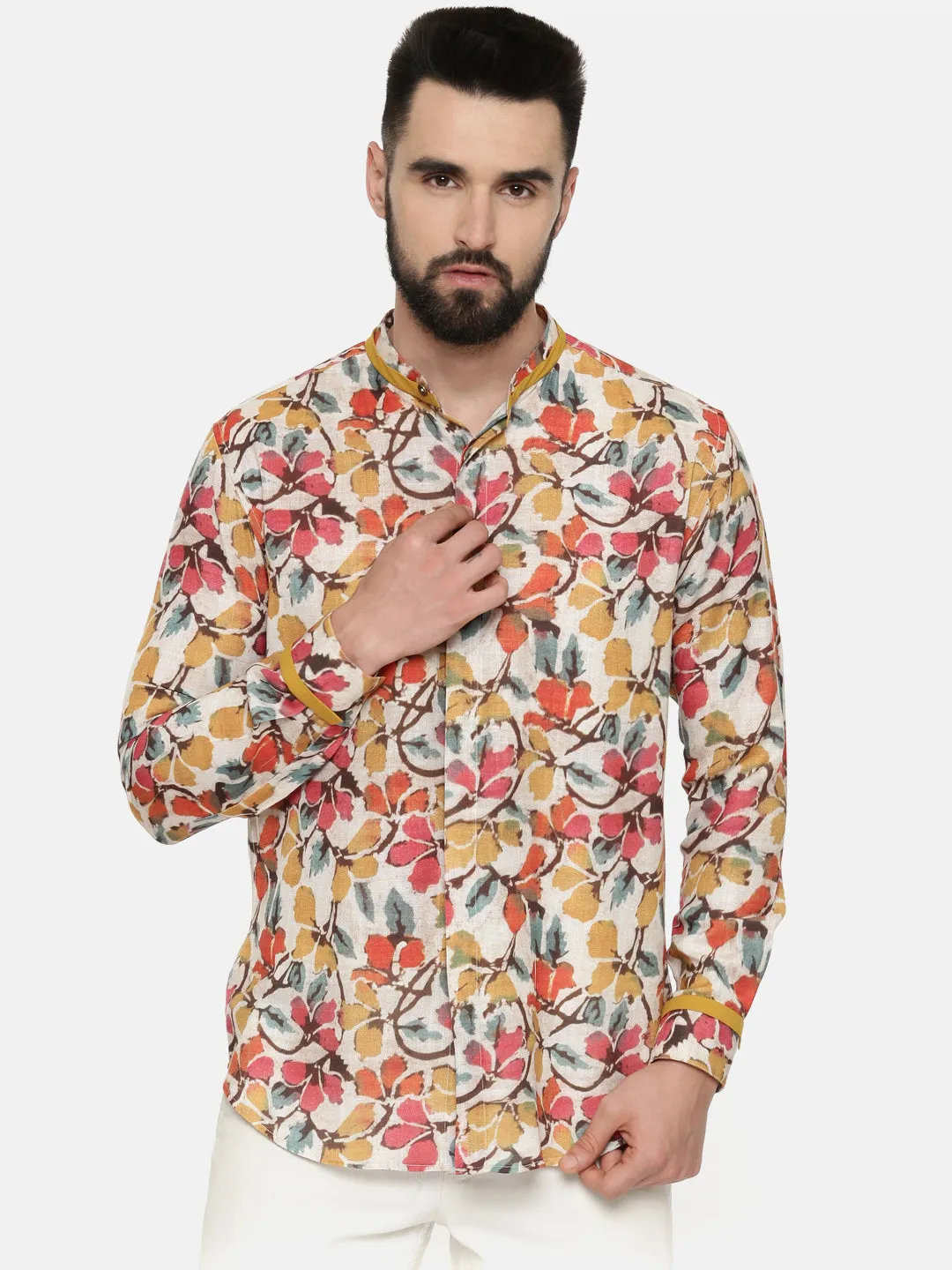 Floral Print Designer Shirt for Men - MM0820