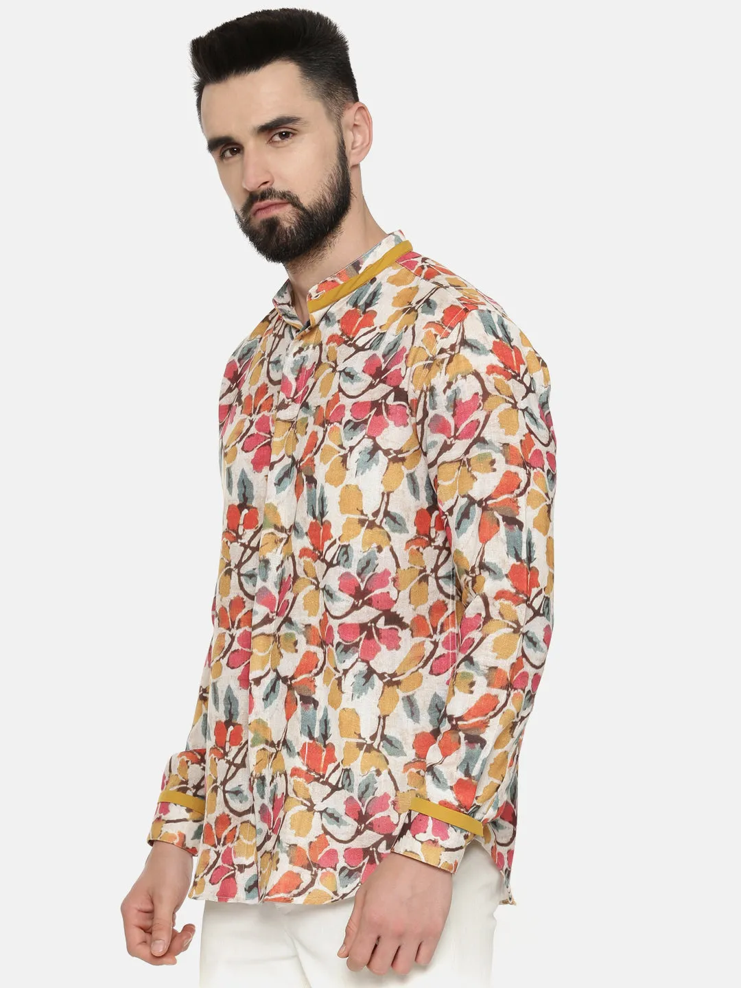 Floral Print Designer Shirt for Men - MM0820