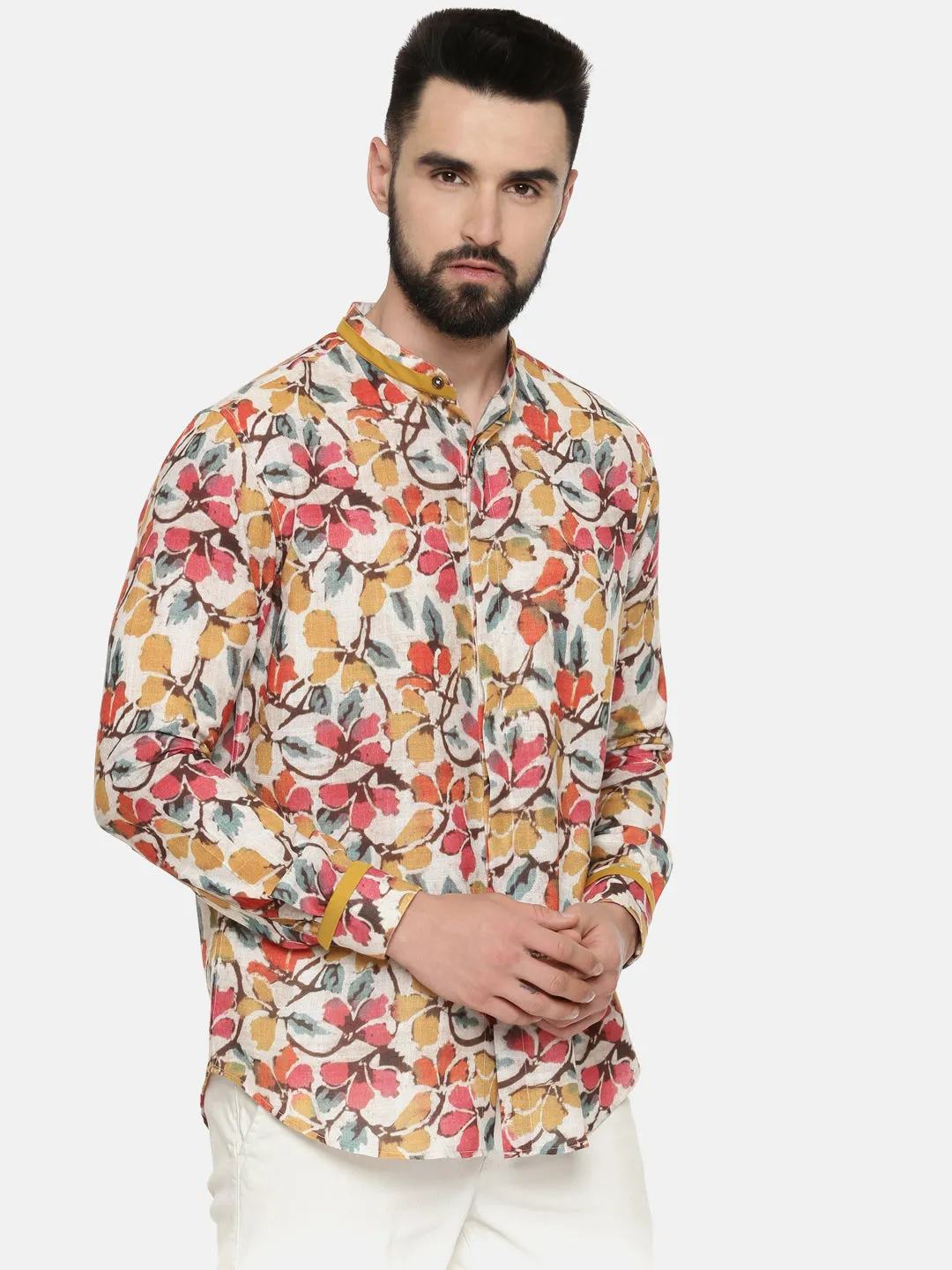 Floral Print Designer Shirt for Men - MM0820