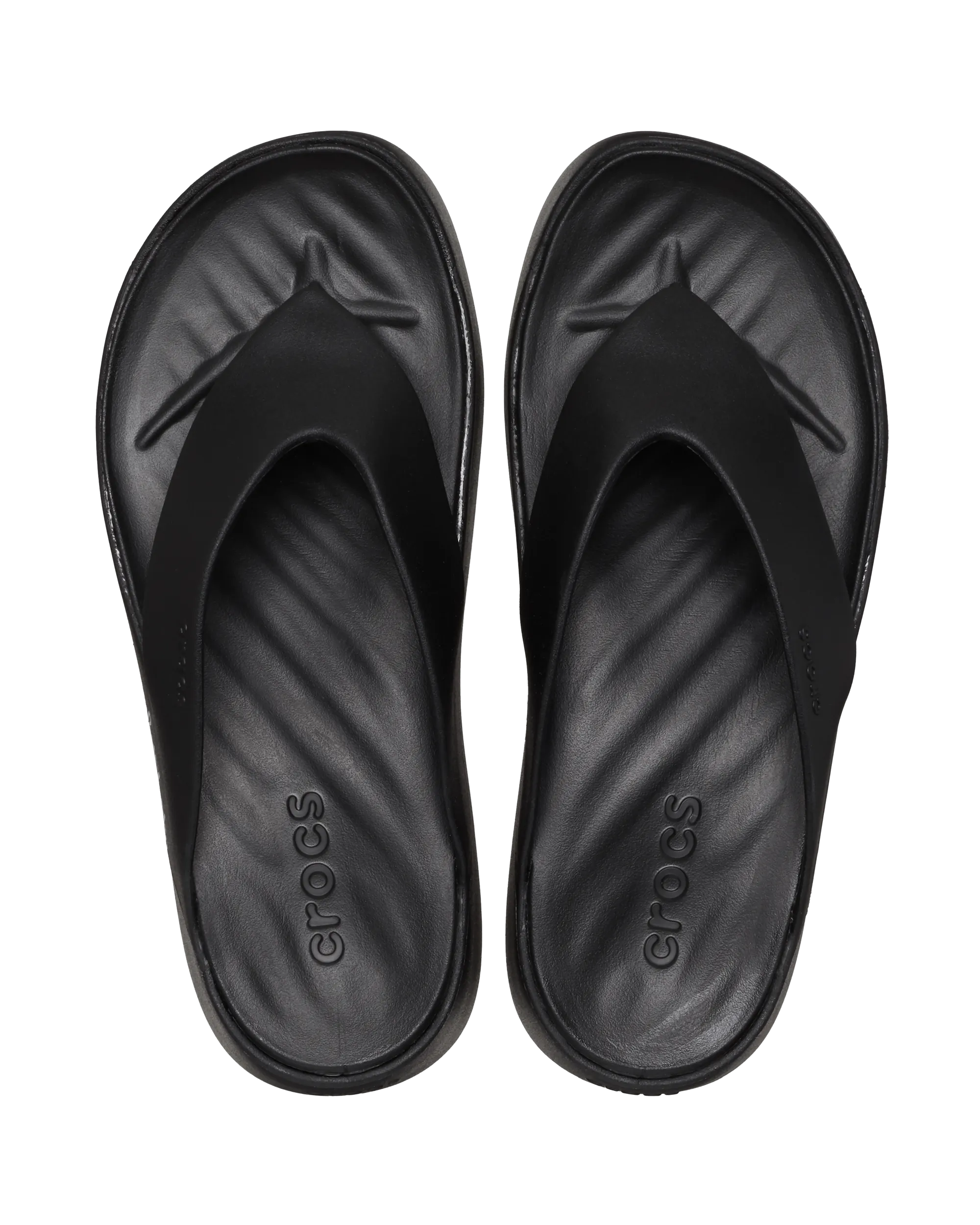 Getaway Platform Flip Flops in Black