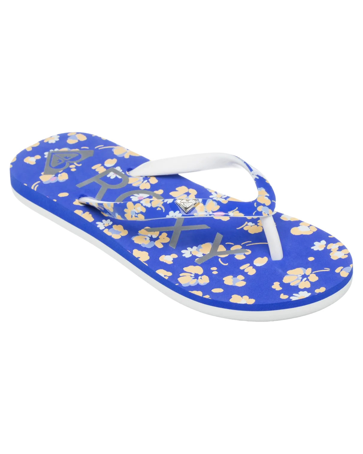 Girls Pebbles VII Flip Flops in Dazzling Blue