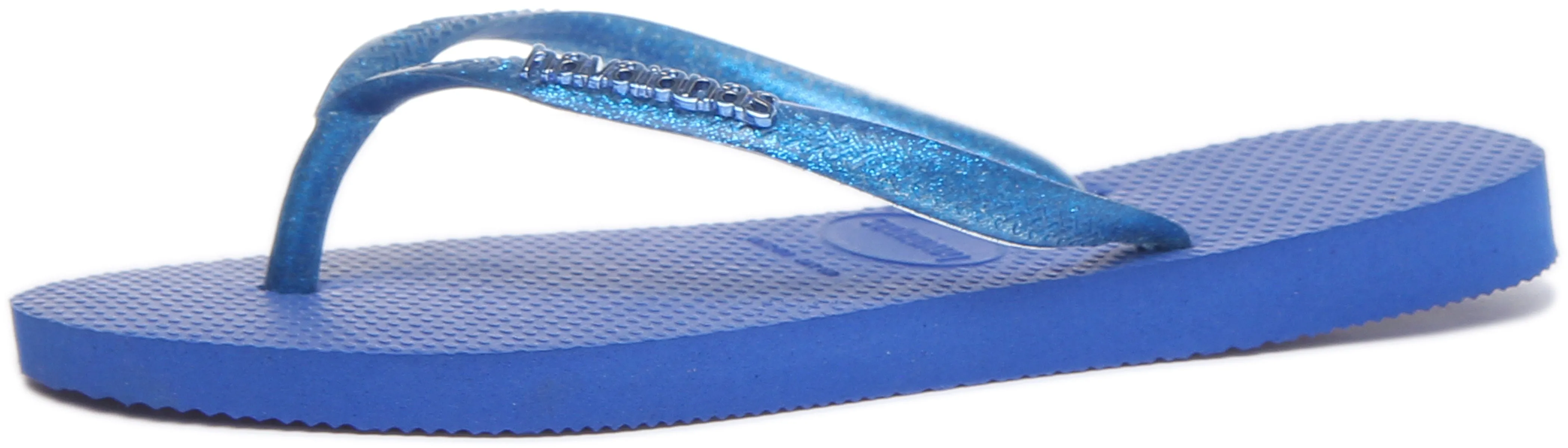 Havaianas Slim Logo In Blue