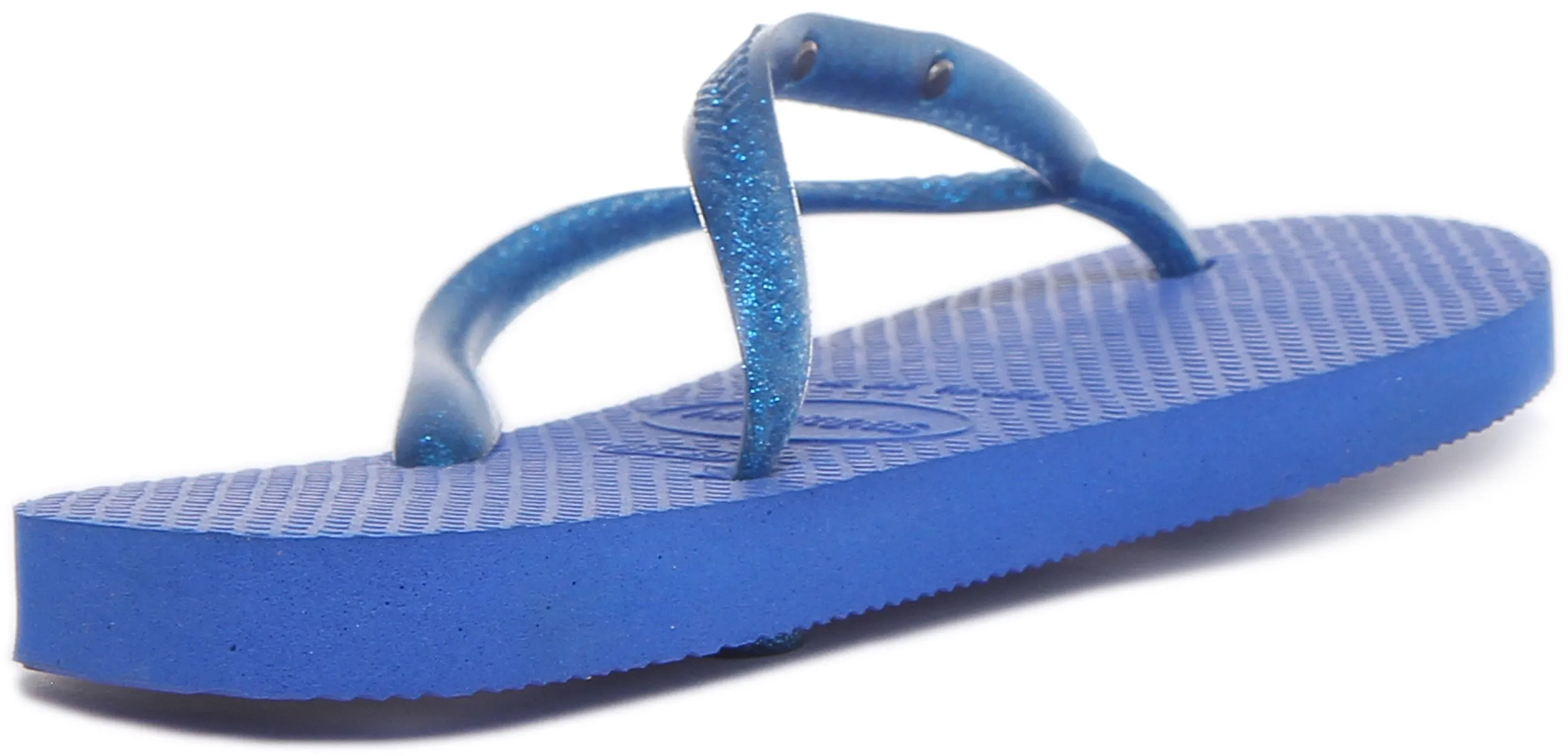 Havaianas Slim Logo In Blue