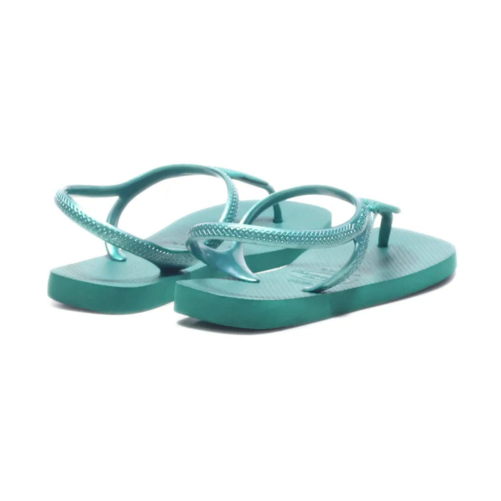 Havaianas Urban Basic Flip Flops Rubber Green Colour For Women