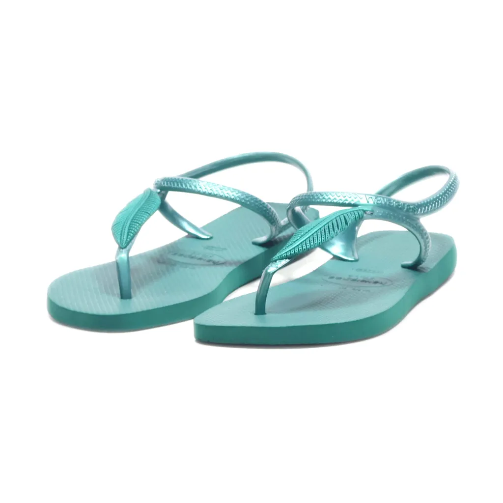 Havaianas Urban Basic Flip Flops Rubber Green Colour For Women