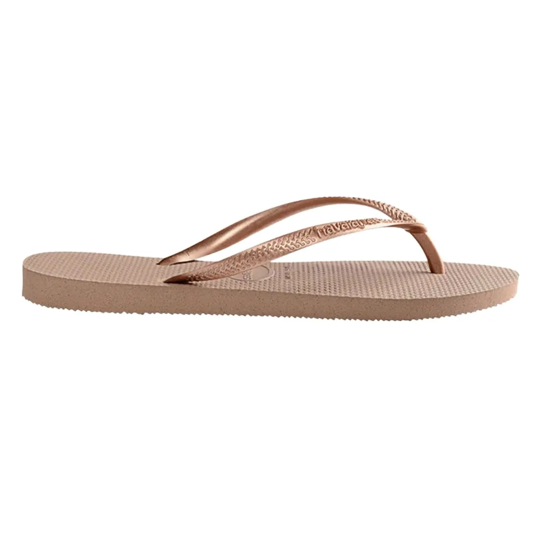 Havaianas Womens Slim Flip Flop Sandals - Rose Gold