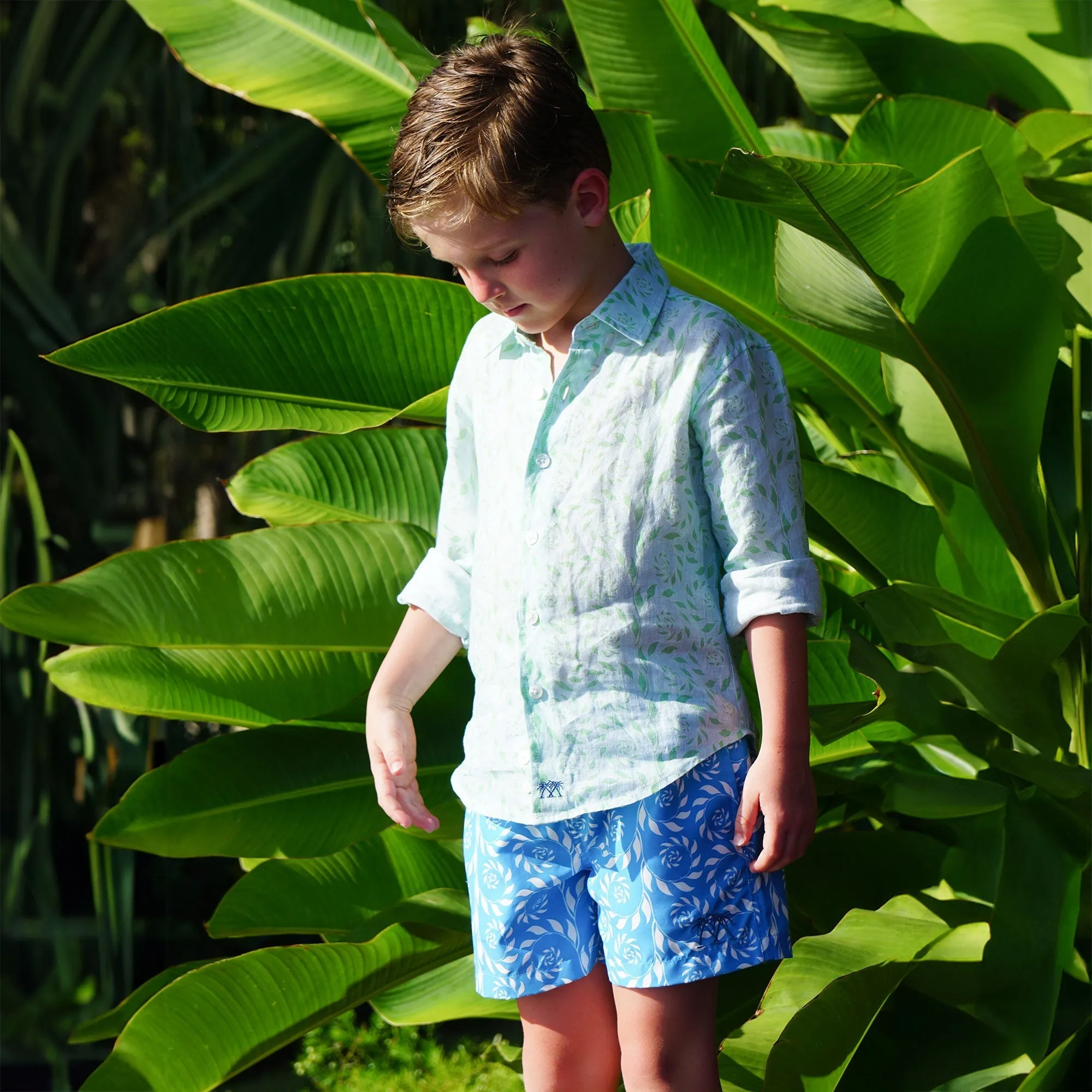 Kids' Linen Shirt FERN