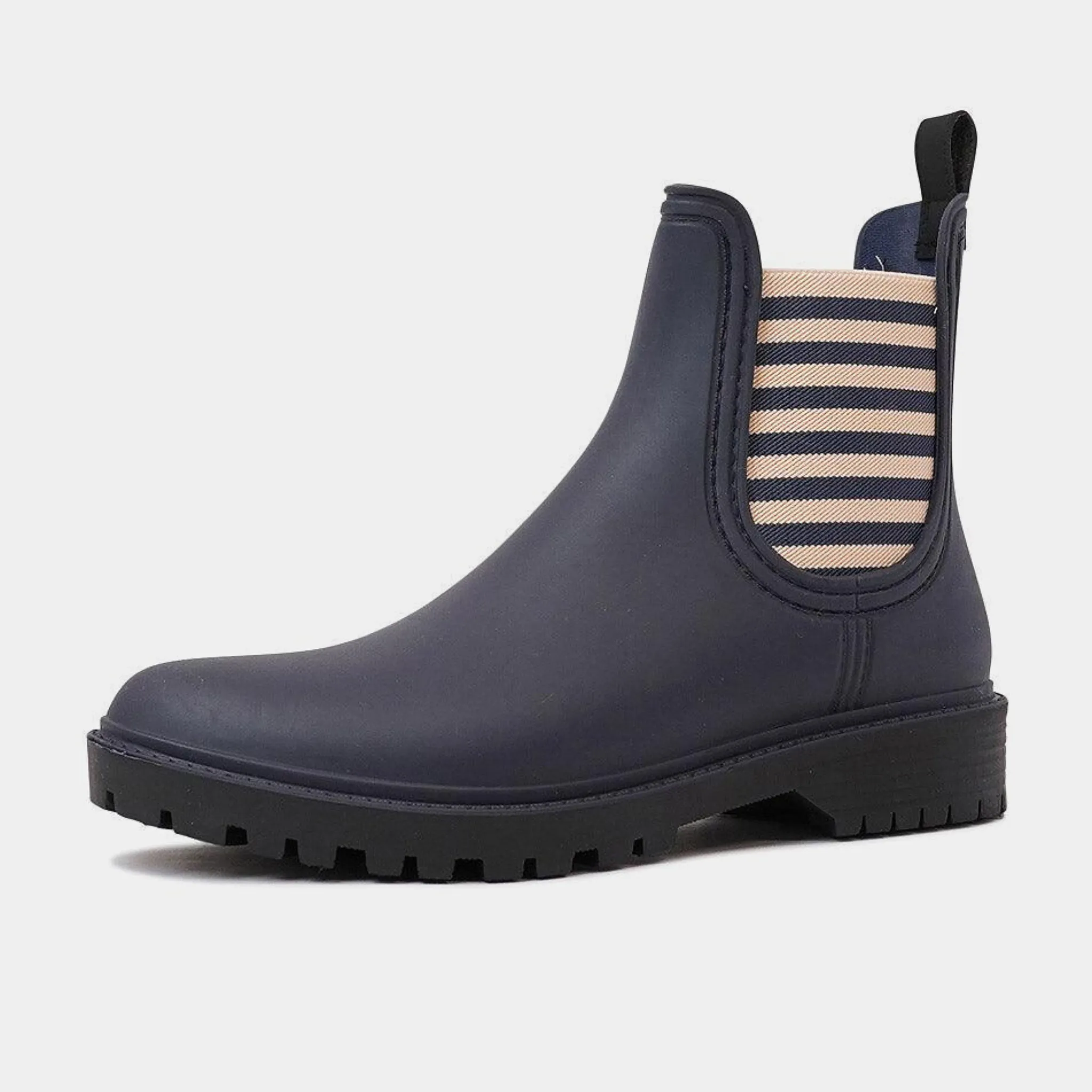 Laurina Navy Stripe Gumboots