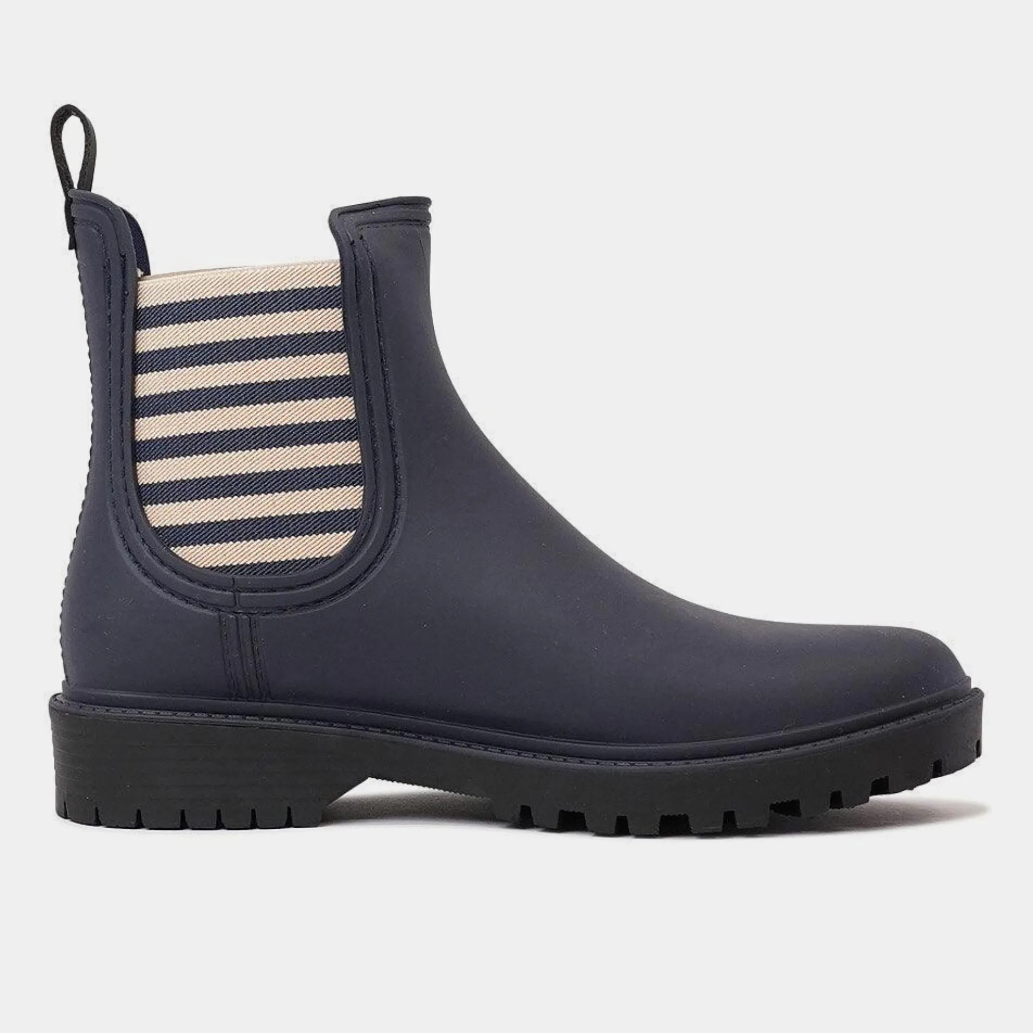 Laurina Navy Stripe Gumboots