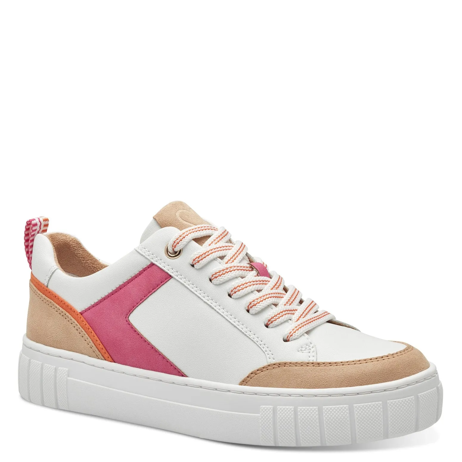 Marco Tozzi Womens Sneaker 23703 White/Pink