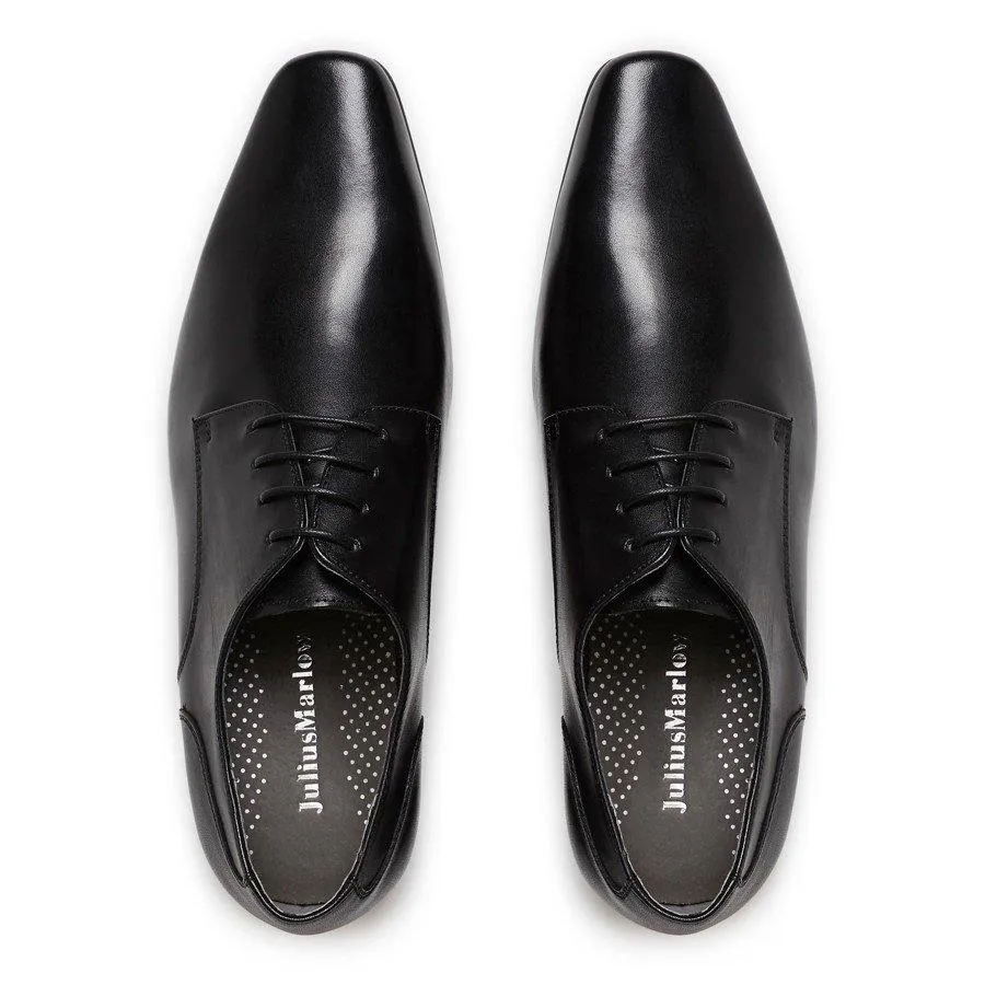 Mens Julius Marlow Grand Black Leather Lace Up Work Dress Formal Shoes