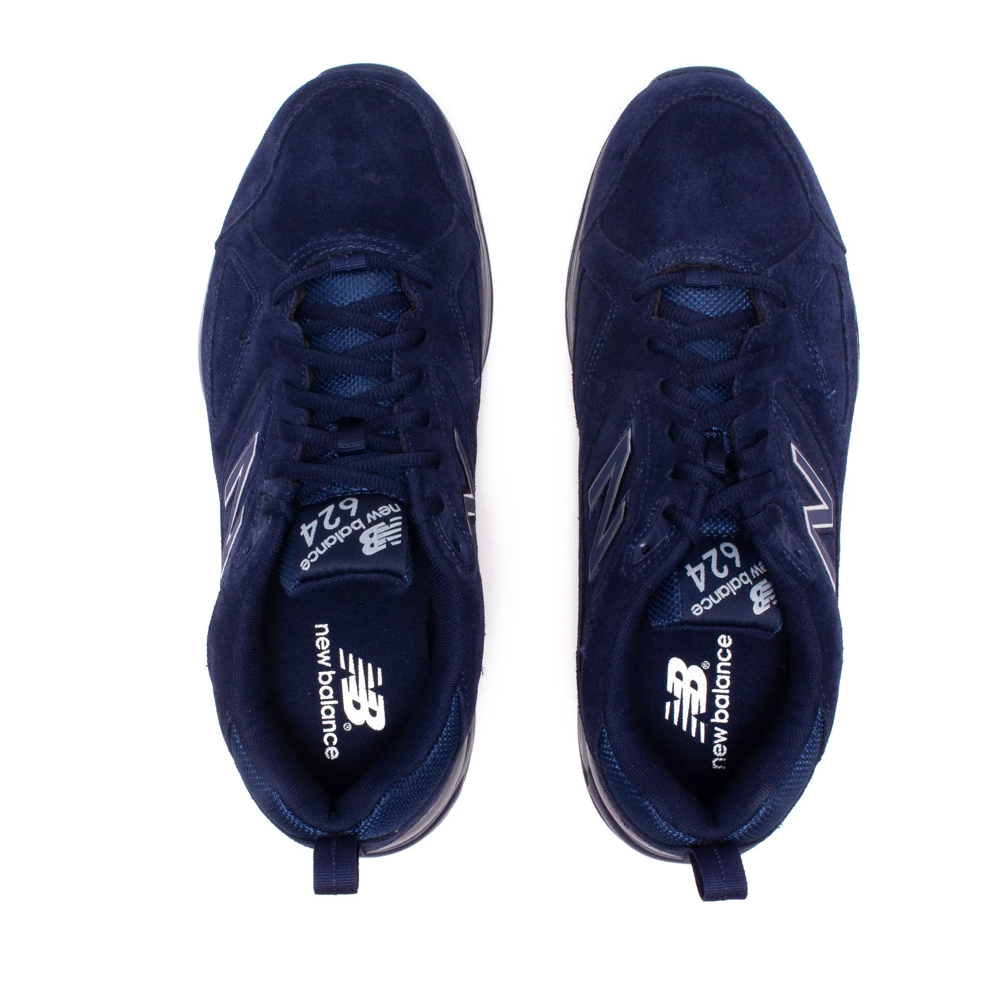 Mens New Balance Wide Fit MX624NV4 Navy Trainers - By Wide Fit Shoes ABZORB