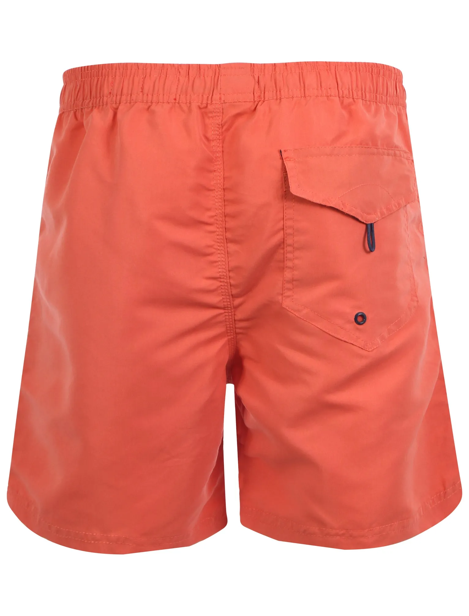 Mostyn Swim Shorts with Free Matching Flip Flops in Paprika - Tokyo Laundry