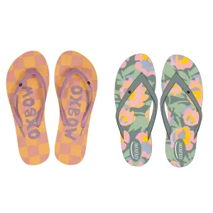 OXBOW Womens Virtilim Printed Flip Flops