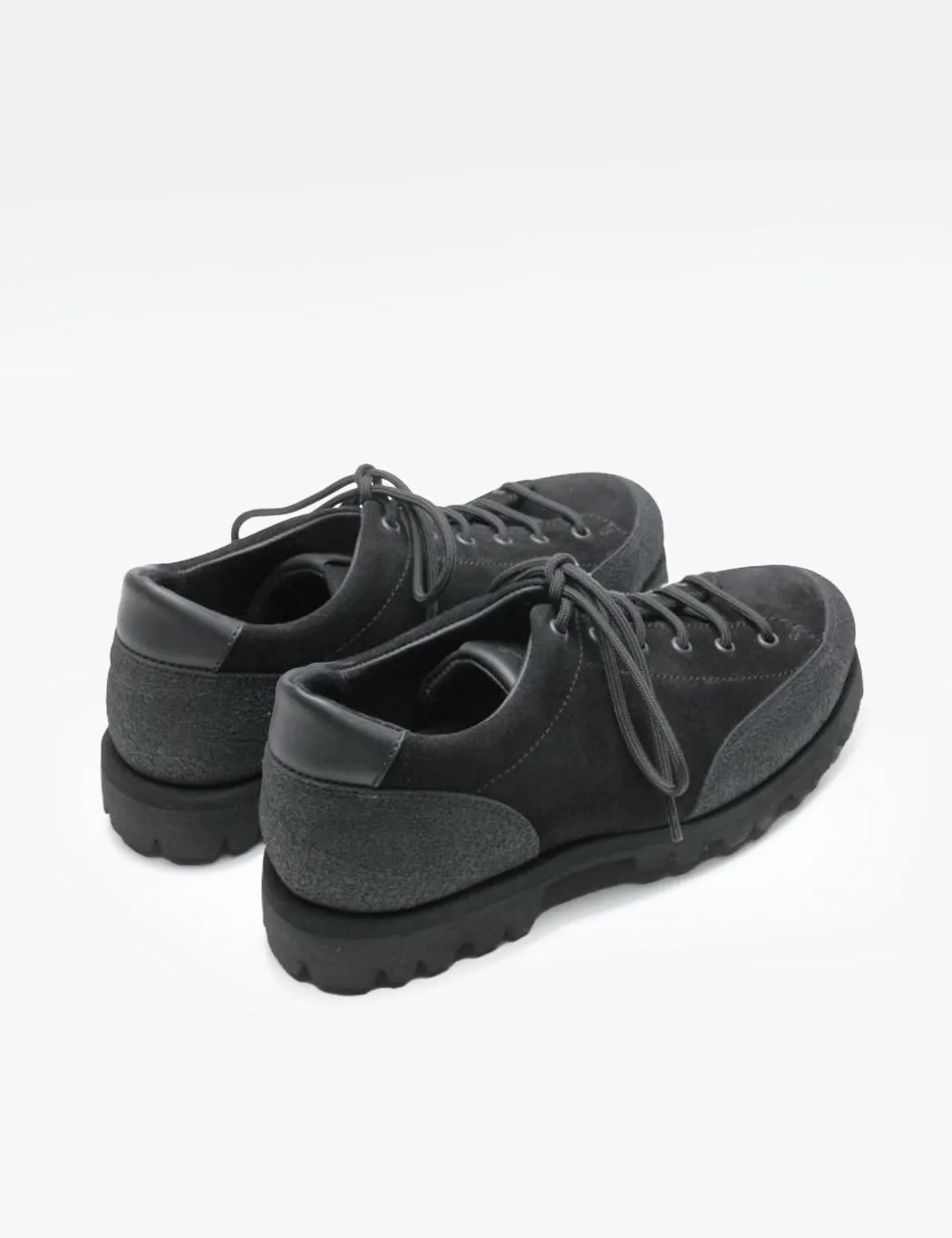 Paraboot Montana Shoes (Leather) - Black/Velvet Black