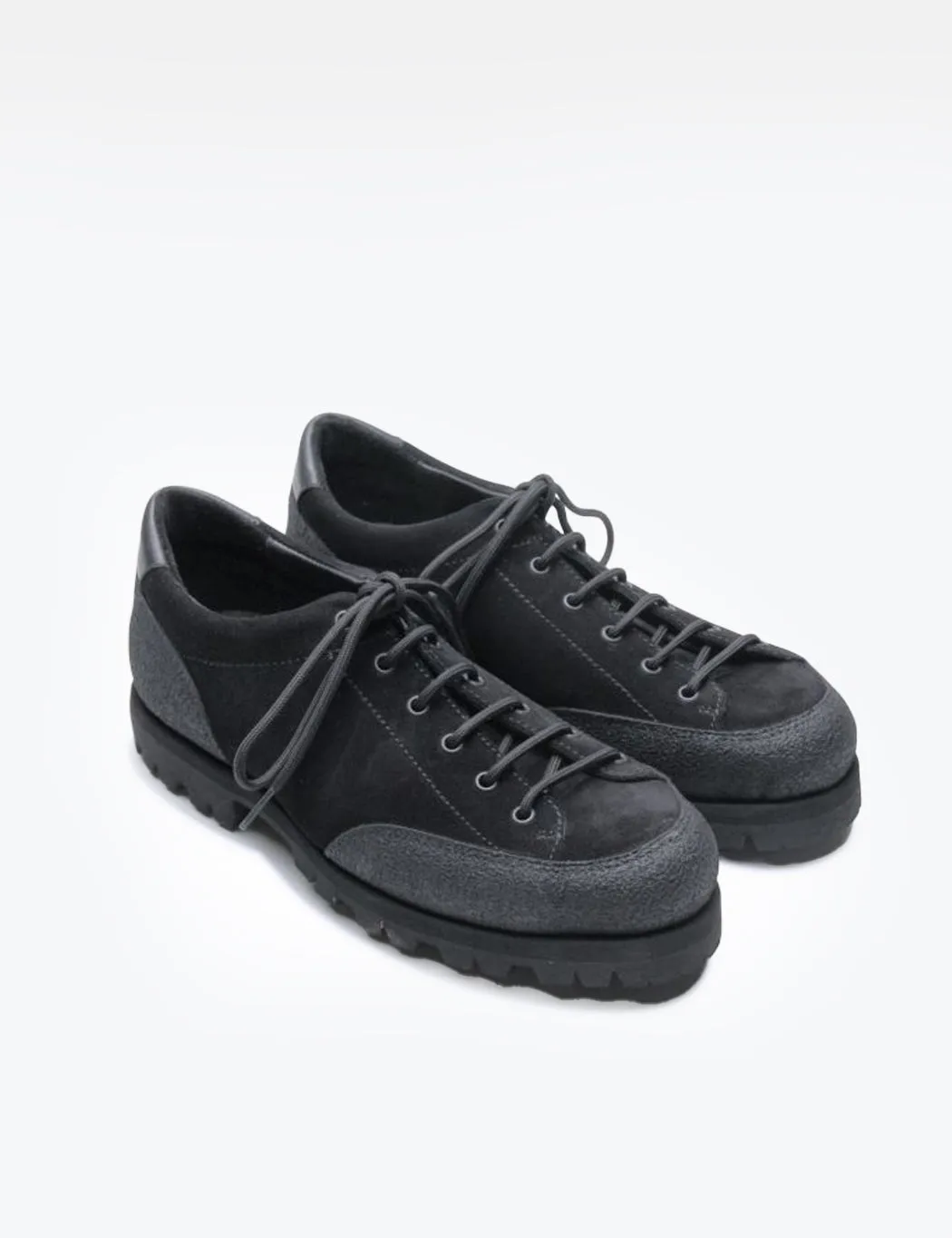 Paraboot Montana Shoes (Leather) - Black/Velvet Black