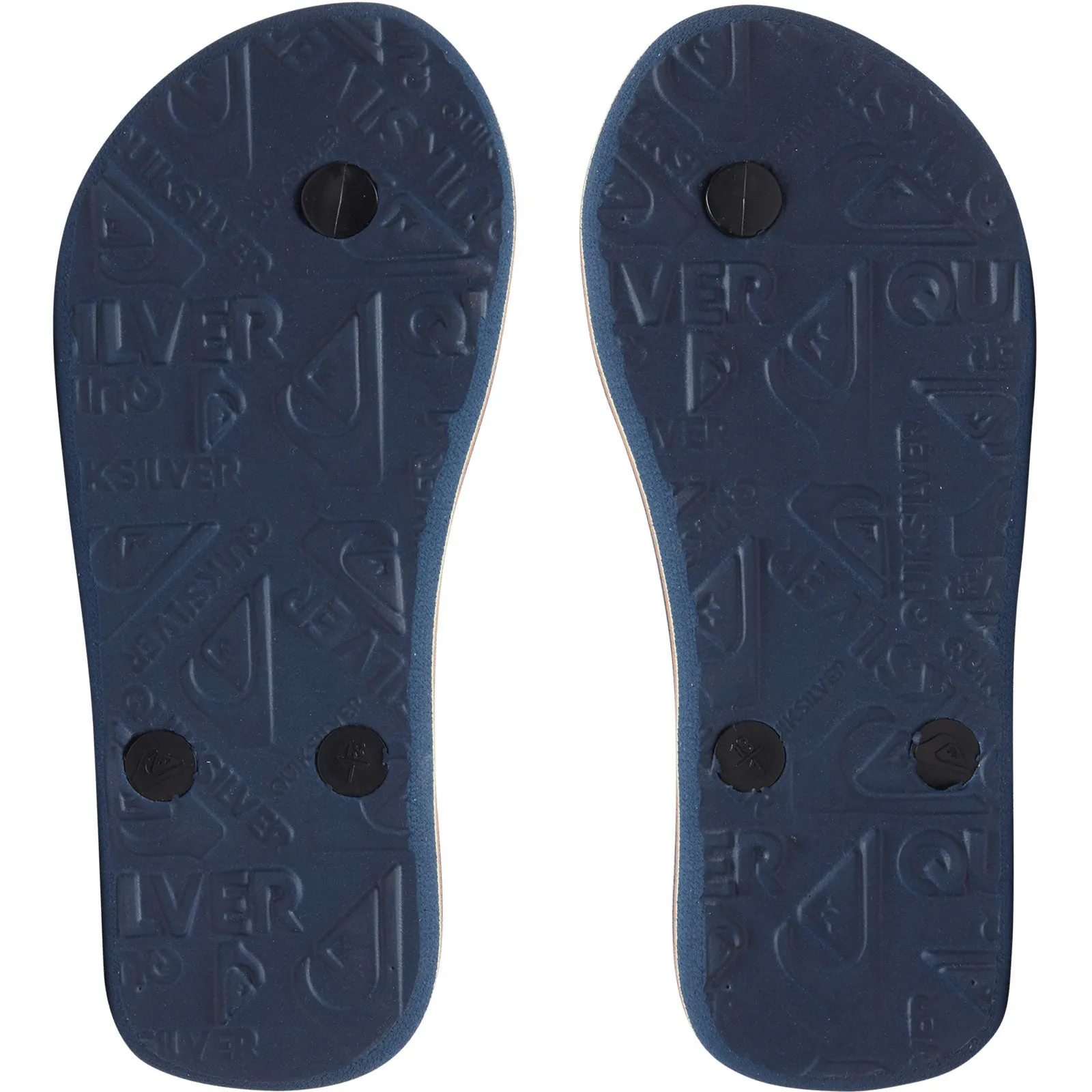 Quiksilver Kids Molokai Slab Flip Flops - Black/Blue