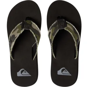 Quiksilver Kids Monkey Abyss Flip Flops - Green