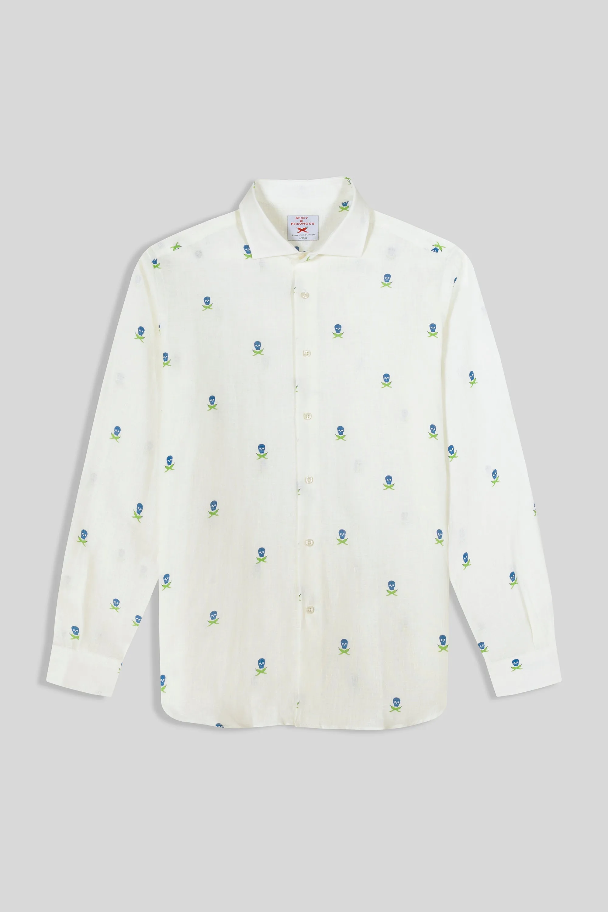 shirt with separate white peppers