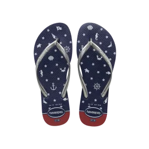 Slim Nautical Flip Flops