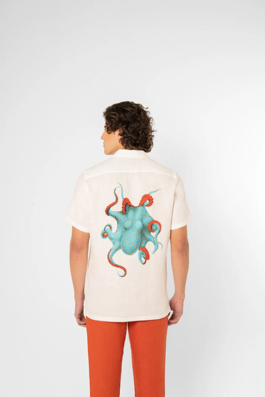 turquoise octopus shirt