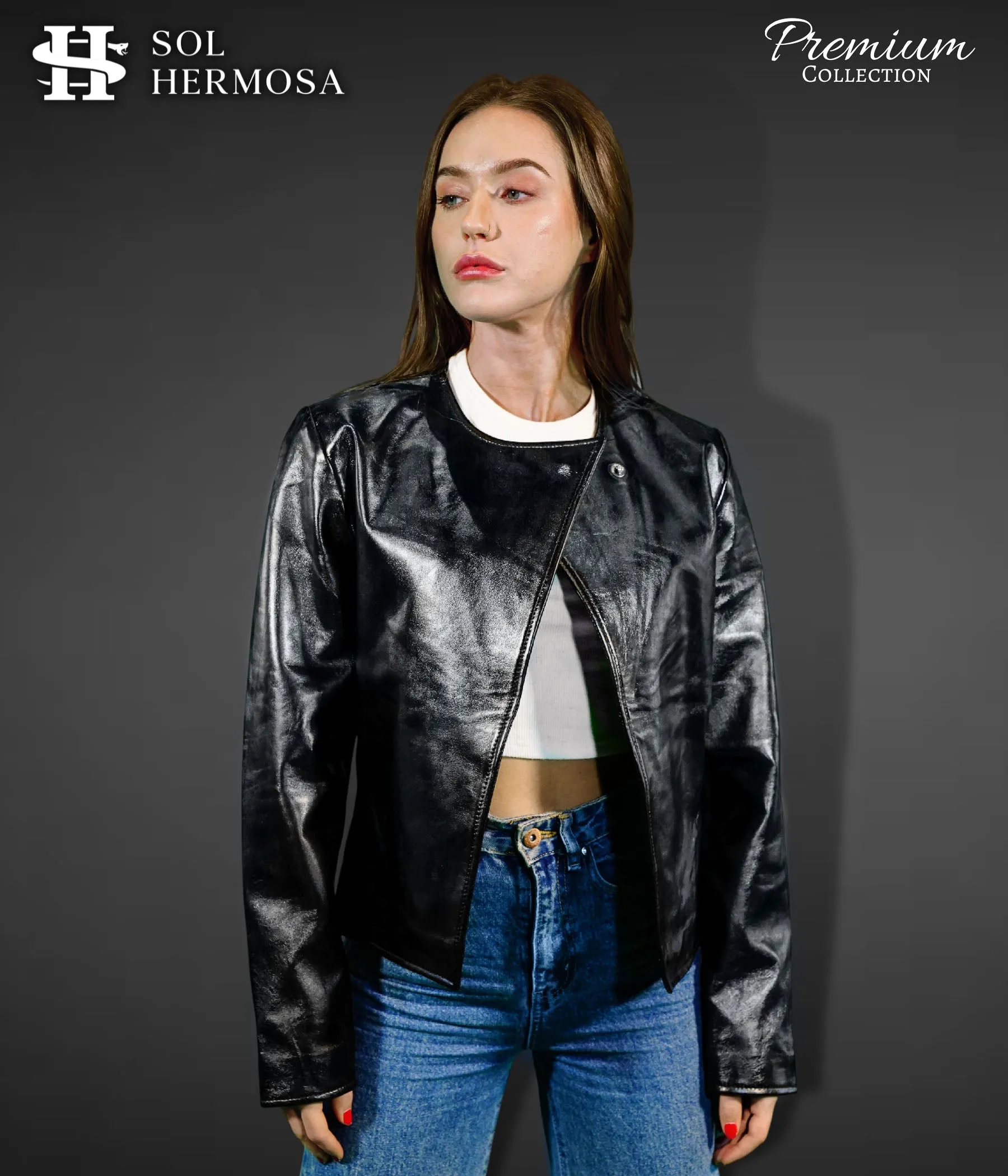 Women's Leather Jacket - Hestia